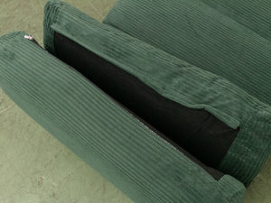 Green Lounger with Ottoman