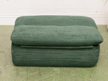 Load image into Gallery viewer, Green Lounger with Ottoman
