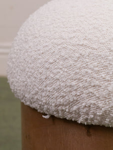 Burlwood Base Mushroom Stool