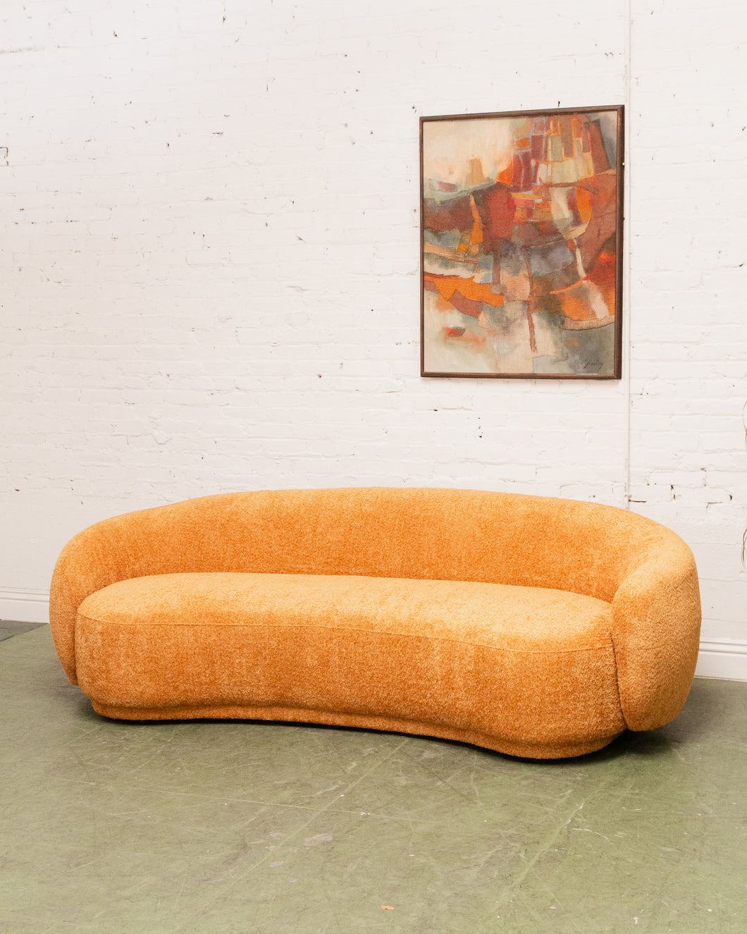 Orange Gold Chloe Sofa