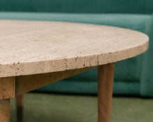 Load image into Gallery viewer, Travertine Vintage Coffee Table
