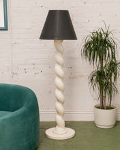 Load image into Gallery viewer, Extremely Rare Composition Plaster Floor Lamp w/ Spiraling Design by Sirmos
