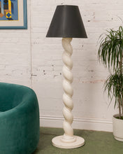 Load image into Gallery viewer, Extremely Rare Composition Plaster Floor Lamp w/ Spiraling Design by Sirmos
