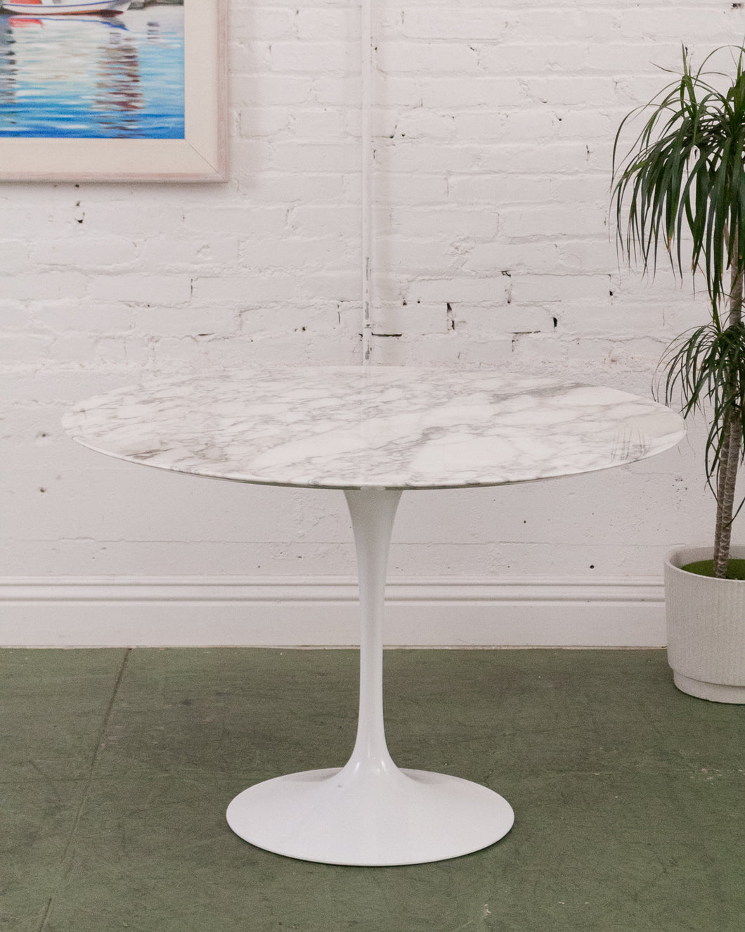 Original Marble Saarinen For Knoll Tulip Dining Table