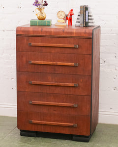 Waterfall Art Deco Highboy