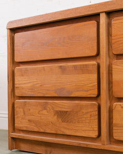 Oak Boho Chest of Dresser