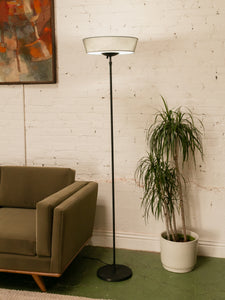 Torchiere Floor Lamp in Black