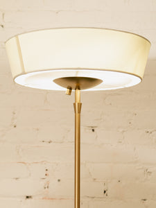 Torchiere Floor Lamp in Gold