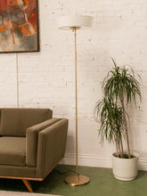 Load image into Gallery viewer, Torchiere Floor Lamp in Gold
