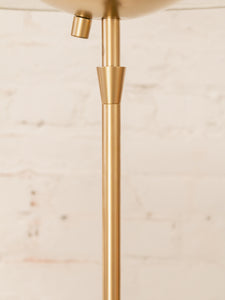 Torchiere Floor Lamp in Gold