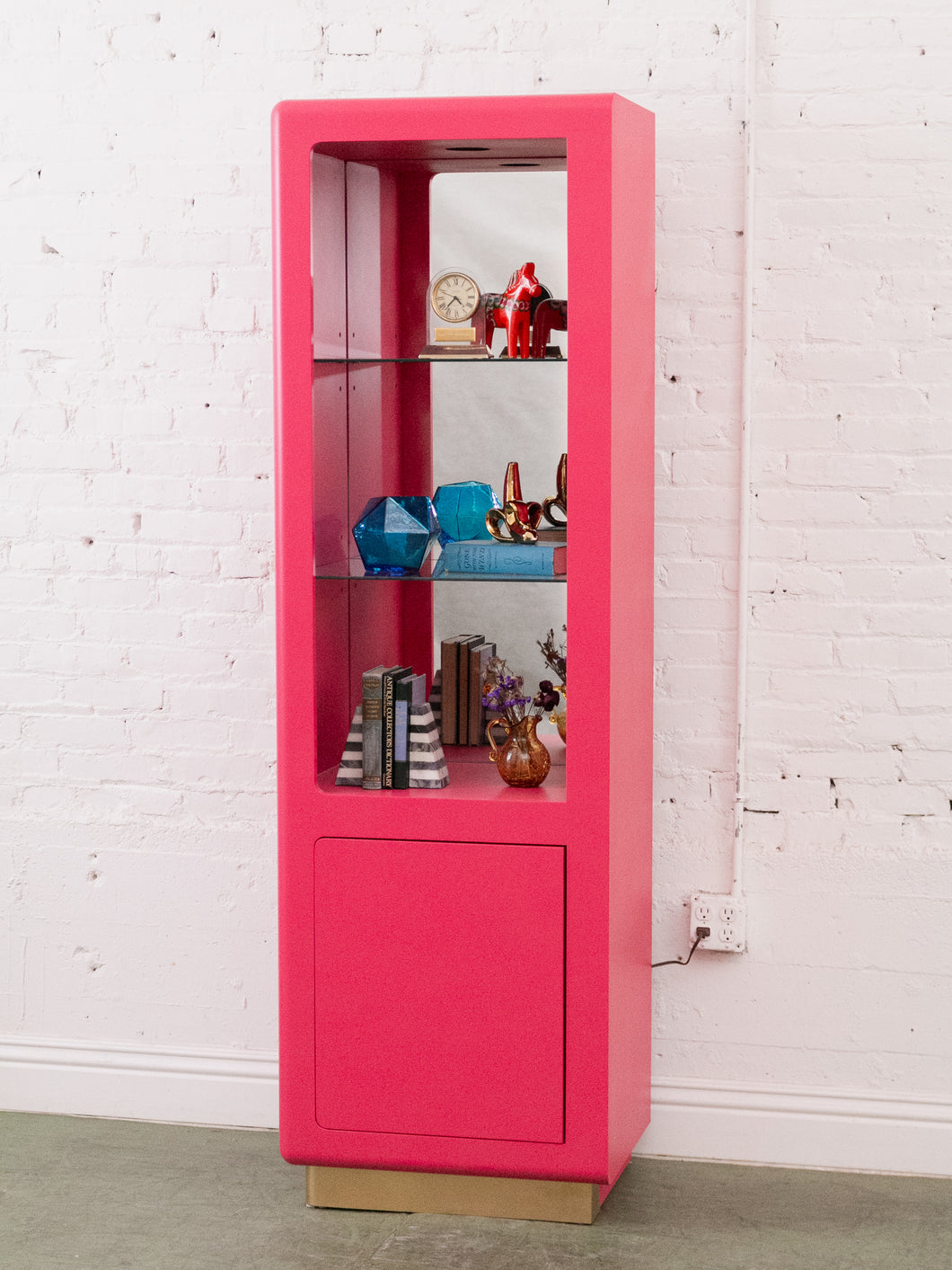 Fuschia Post Modern Shelf (L)