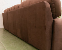 Load image into Gallery viewer, Mosley Sectional Sofa in Chocolate Brown
