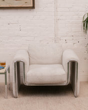 Load image into Gallery viewer, Chrome Arch Lounge Chair
