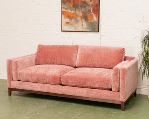 Lisette Sofa in Bianca Rosewood