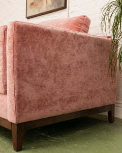 Lisette Sofa in Bianca Rosewood