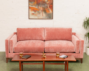 Lisette Sofa in Bianca Rosewood