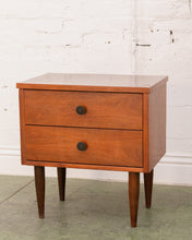 Load image into Gallery viewer, 2 Drawer Formica Top Nightstand
