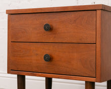 Load image into Gallery viewer, 2 Drawer Formica Top Nightstand
