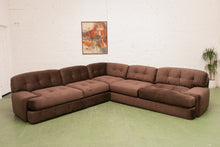 Load image into Gallery viewer, Mosley Sectional Sofa in Chocolate Brown
