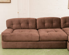 Load image into Gallery viewer, Mosley Sectional Sofa in Chocolate Brown
