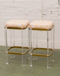 Lucite Vintage Counter Stools