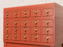 Load image into Gallery viewer, Painted Wood Chest of Drawers Restored File Cabinet
