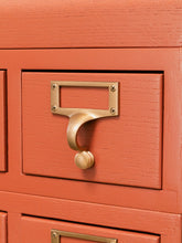 Load image into Gallery viewer, Painted Wood Chest of Drawers Restored File Cabinet
