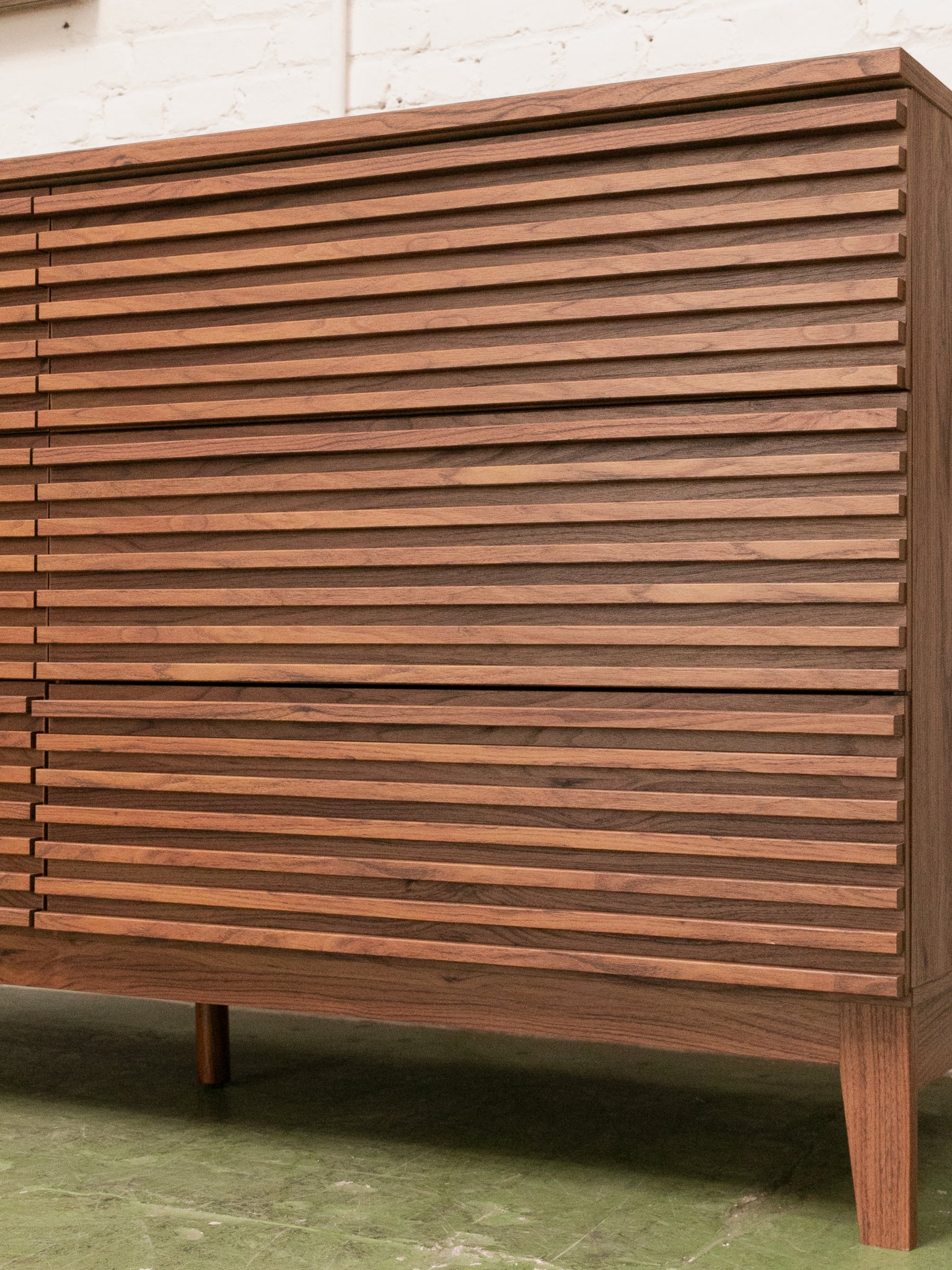 Slat Drawer Slat Six Drawer Dresser – Sunbeam Vintage