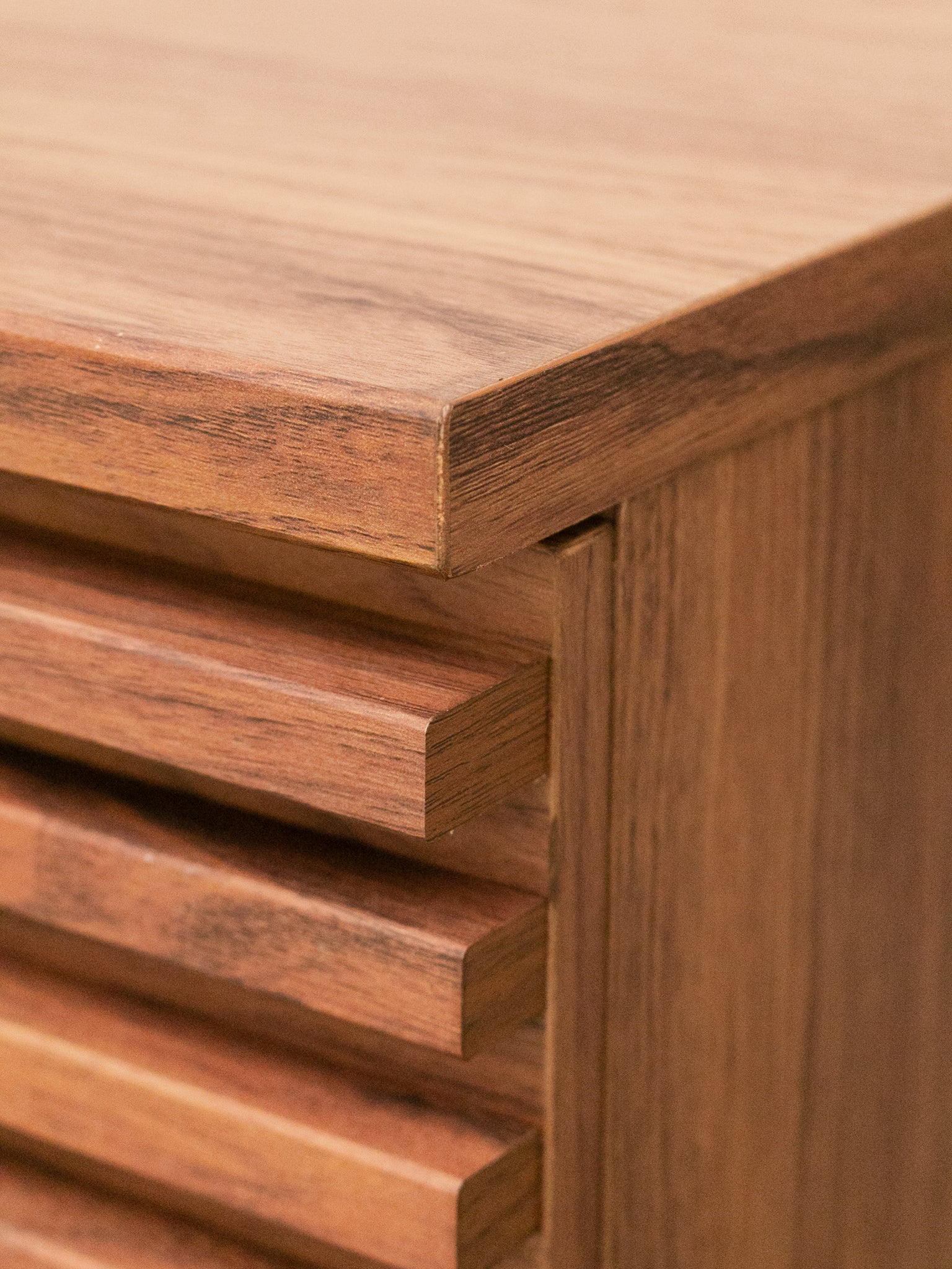 Slat Drawer Slat Four Drawer Highboy Dresser – Sunbeam Vintage