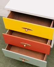 Load image into Gallery viewer, Multi Color Desk (Teal Right Drawer)
