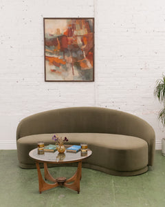 Half Moon Vintage Sofa