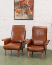 Load image into Gallery viewer, Italian Leather Vintage Armchair
