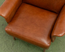 Load image into Gallery viewer, Italian Leather Vintage Armchair
