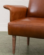 Load image into Gallery viewer, Italian Leather Vintage Armchair
