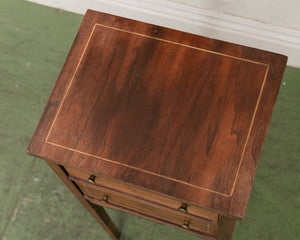 2 Drawer Antique End Table