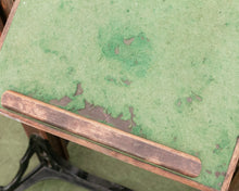 Load image into Gallery viewer, Antique Camera Stand Height Adjustable Cast Iron and Wood
