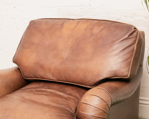 Restoration Hardware Vintage Lounge Chair and Ottoman