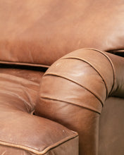Load image into Gallery viewer, Restoration Hardware Vintage Lounge Chair and Ottoman
