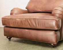 Load image into Gallery viewer, Restoration Hardware Vintage Lounge Chair and Ottoman
