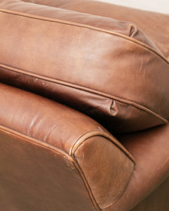 Restoration Hardware Vintage Lounge Chair and Ottoman