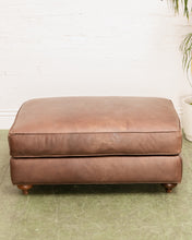 Load image into Gallery viewer, Restoration Hardware Vintage Lounge Chair and Ottoman
