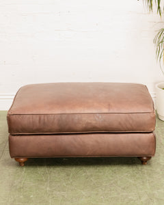 Restoration Hardware Vintage Lounge Chair and Ottoman