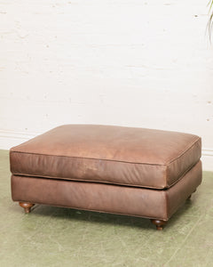 Restoration Hardware Vintage Lounge Chair and Ottoman