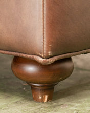 Load image into Gallery viewer, Restoration Hardware Vintage Lounge Chair and Ottoman
