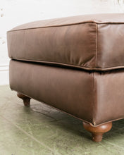 Load image into Gallery viewer, Restoration Hardware Vintage Lounge Chair and Ottoman
