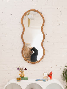 Gold Wavy Mirror