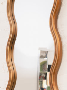 Gold Wavy Mirror