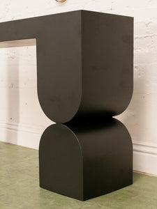 Black Modern Entry Table