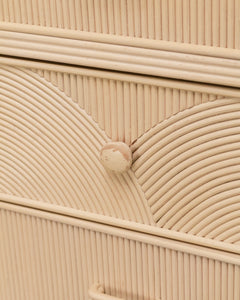 Reeded Post Modern Cabinet