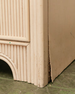Reeded Post Modern Cabinet